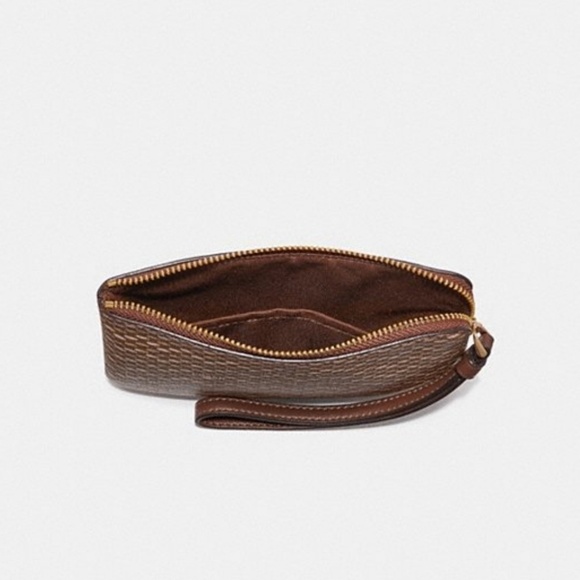 Coach Legacy Print Wristlet - Picture 3 of 3